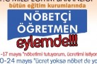 NÖBET EYLEMİMİZE İLİŞKİN YAPILACAK İŞLEMLER VE BELGELER