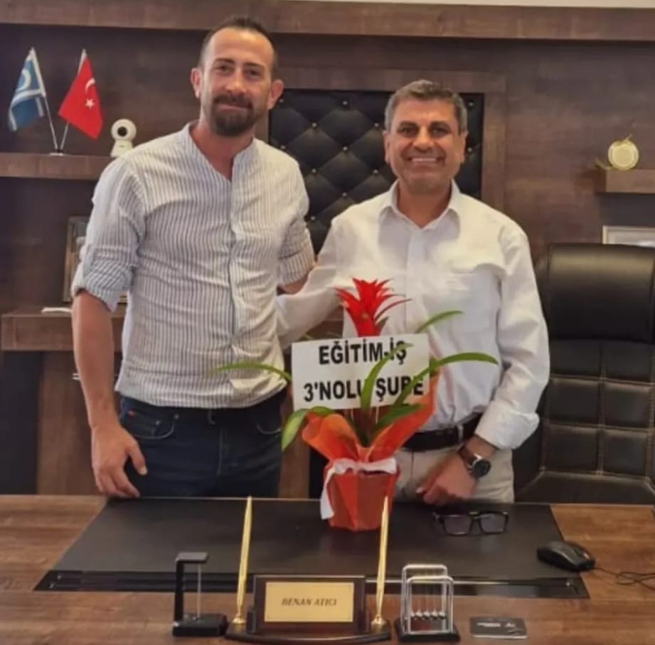 ÜYEMİZ OKUL MÜDÜRÜ BENAN ATICIYI ZİYARET ETTİK