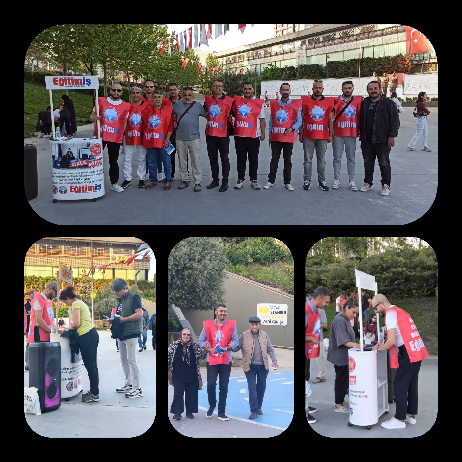 GÜVENLİ OKUL SAĞLIKLI EĞİTİM İMZA KAMPANYAMIZ BEYLİKDÜZÜ İLÇEMİZDE DEVAM ETTİ